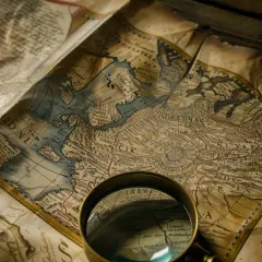 Mapa Polski przed rozbiorami: Ślad dawnej granicy.